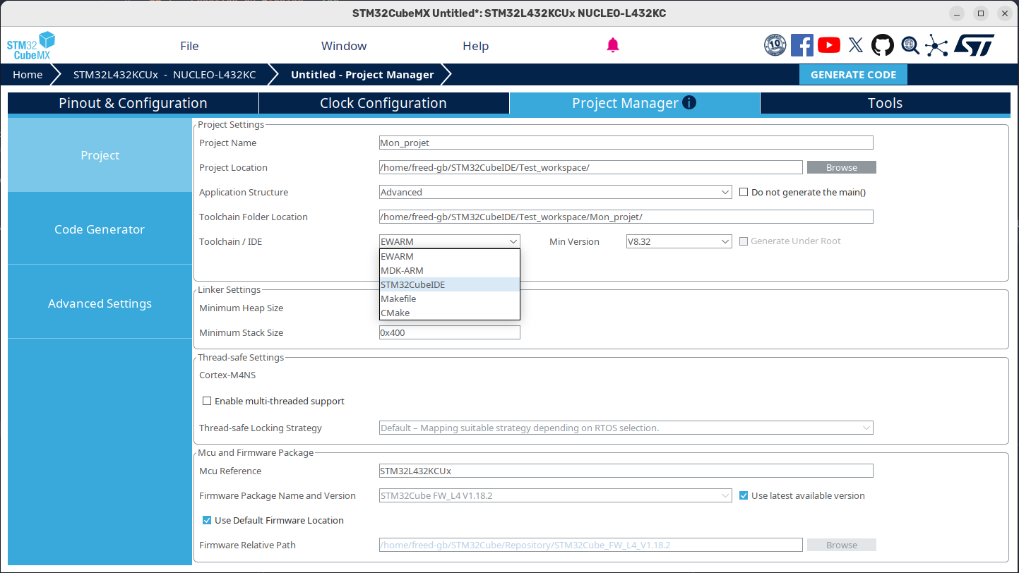 Gestionnaire de projet