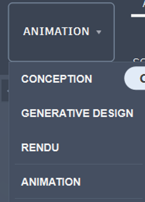 Espace de travail animation