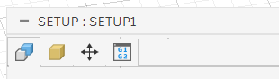 Onglets du Setup