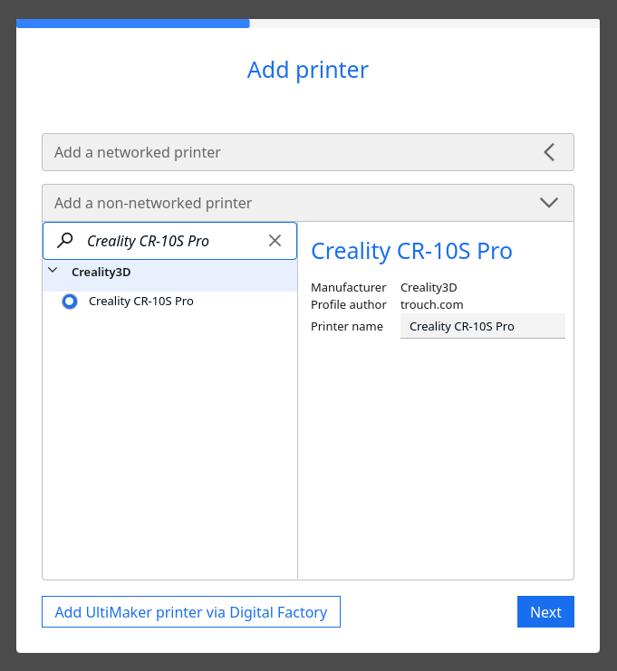 Chercher Creality CR-10S Pro